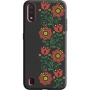 Черный чехол BoxFace Samsung A015 Galaxy A01 Ethno