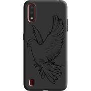Черный чехол BoxFace Samsung A015 Galaxy A01 Dove
