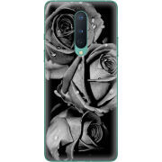 Чехол BoxFace OnePlus 8 Black and White Roses