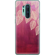 Чехол BoxFace OnePlus 8 Pro Gold Leaves