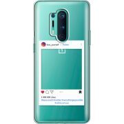 Прозрачный чехол BoxFace OnePlus 8 Pro Insta