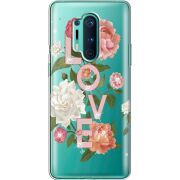 Чехол со стразами OnePlus 8 Pro Love