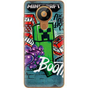 Чехол BoxFace Nokia 5.3 Minecraft Graffiti