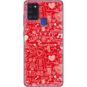 Чехол BoxFace Samsung Galaxy A21s (A217) Happy Valentines