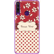 Чехол BoxFace Huawei Y6p Именной Polka Dots