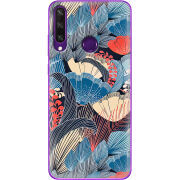 Чехол BoxFace Huawei Y6p Blue Herb