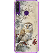 Чехол BoxFace Huawei Y6p Christmas Owl
