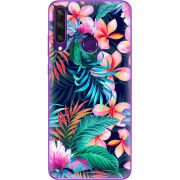 Чехол BoxFace Huawei Y6p flowers in the tropics