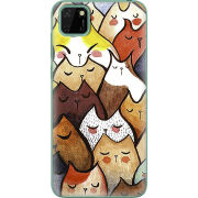 Чехол BoxFace Huawei Y5p Sleepy Cats