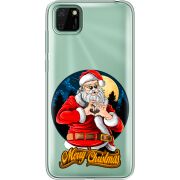Прозрачный чехол BoxFace Huawei Y5p Cool Santa