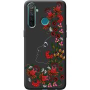 Черный чехол BoxFace Realme 5 / 6i 3D Ukrainian Muse