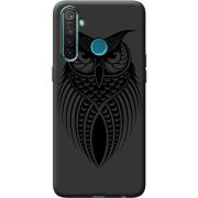 Черный чехол BoxFace Realme 5 / 6i Owl