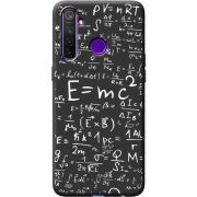 Черный чехол BoxFace Realme 5 Pro E=mc2