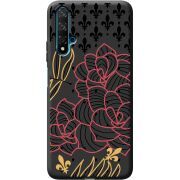 Черный чехол BoxFace Honor 20 FranceFlowers