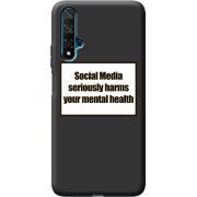 Черный чехол BoxFace Honor 20 