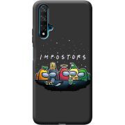 Черный чехол BoxFace Honor 20 Among Us Impostors