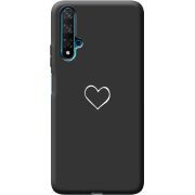 Черный чехол BoxFace Honor 20 My Heart