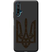 Черный чехол BoxFace Honor 20 Ukrainian Trident