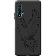 Черный чехол BoxFace Honor 20 Dove