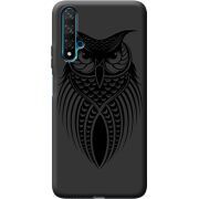Черный чехол BoxFace Honor 20 Owl