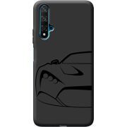 Черный чехол BoxFace Honor 20 Sportcar