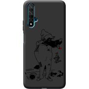 Черный чехол BoxFace Honor 20 