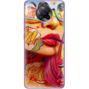 Чехол BoxFace Poco F2 Pro Yellow Girl Pop Art
