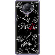 Чехол BoxFace Poco F2 Pro Stray Kids автограф