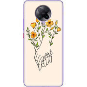Чехол BoxFace Poco F2 Pro Flower Hands