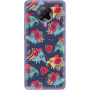 Чехол BoxFace Poco F2 Pro Flying Elephants