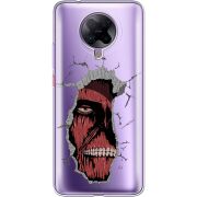 Прозрачный чехол BoxFace Poco F2 Pro Нападение Титана