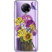 Прозрачный чехол BoxFace Poco F2 Pro My Bouquet