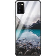 Защитный чехол BoxFace Glossy Panel Samsung Galaxy A41 Blue Lake