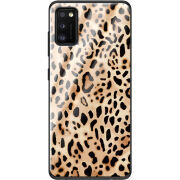 Защитный чехол BoxFace Glossy Panel Samsung Galaxy A41 Leopard Print