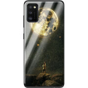Защитный чехол BoxFace Glossy Panel Samsung Galaxy A41 Reach for the Moon