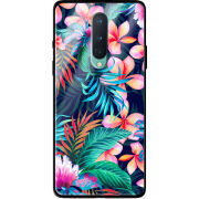 Защитный чехол BoxFace Glossy Panel OnePlus 8 Exotic Flowers