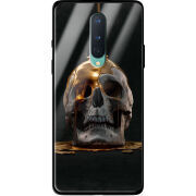 Защитный чехол BoxFace Glossy Panel OnePlus 8 Gold Skull