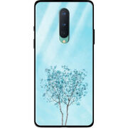 Защитный чехол BoxFace Glossy Panel OnePlus 8 Blue Tree