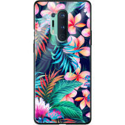 Защитный чехол BoxFace Glossy Panel OnePlus 8 Pro Exotic Flowers