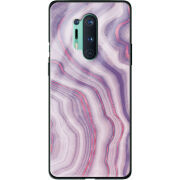 Защитный чехол BoxFace Glossy Panel OnePlus 8 Pro Purple Marble