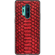 Кожаный чехол Boxface OnePlus 8 Pro Reptile Red