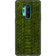 Кожаный чехол Boxface OnePlus 8 Pro Reptile Forest Green