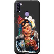 Черный чехол BoxFace Samsung Galaxy M11 (M115) Tanker Girl