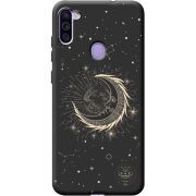 Черный чехол BoxFace Samsung Galaxy M11 (M115) Moon