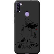 Черный чехол BoxFace Samsung Galaxy M11 (M115) 