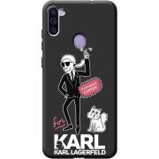 Черный чехол BoxFace Samsung Galaxy A11 (A115) For Karl