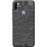 Черный чехол BoxFace Samsung Galaxy A11 (A115) Optical Hand