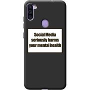 Черный чехол BoxFace Samsung Galaxy A11 (A115) 