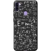 Черный чехол BoxFace Samsung Galaxy A11 (A115) E=mc2