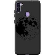 Черный чехол BoxFace Samsung Galaxy A11 (A115) Planet